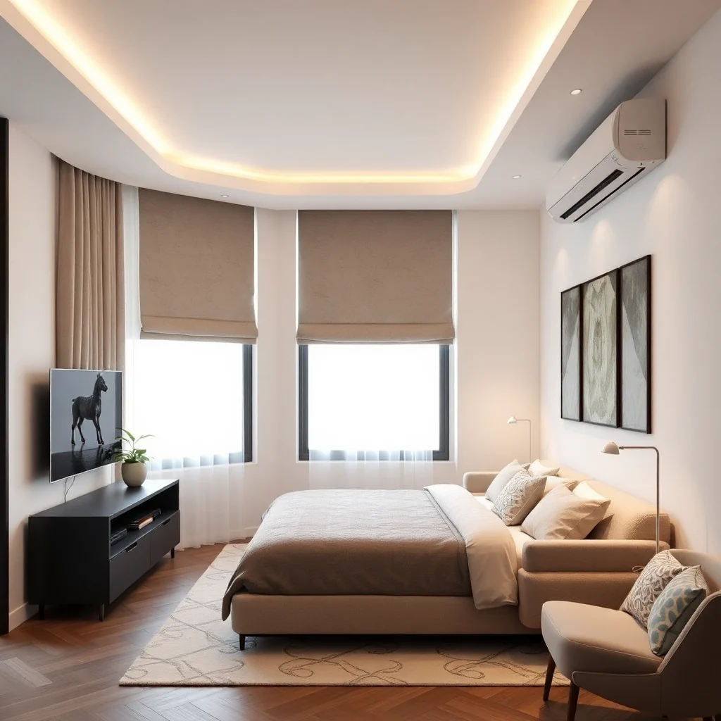 luxury apartment concealed ducted air conditioning